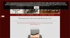 Desktop Screenshot of kurtiak-ley.pl